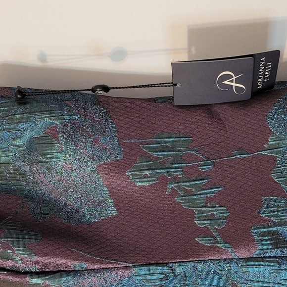 ADRIANNA Papell Flora Jacquard Dress - Picture 4 of 14